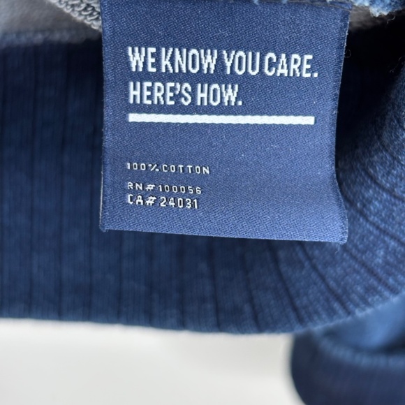 OOBE Shawl Collar Cardigan Sweater S Elbow Patch Indigo Academia Made in Canada - Picture 7 of 11